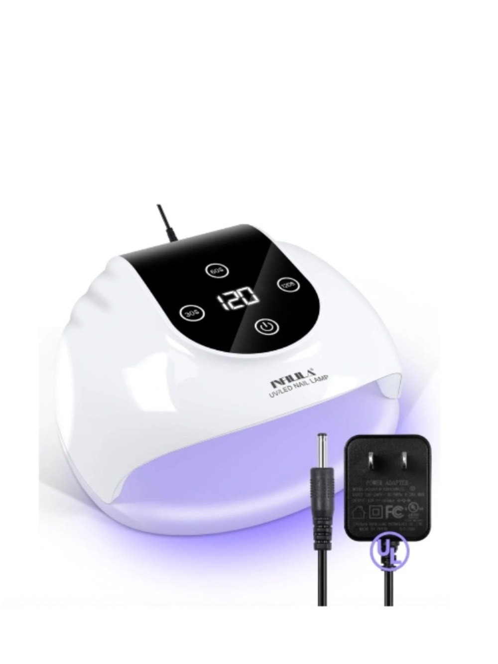 White 268 Watt UV/LED Electric Nail Lamp